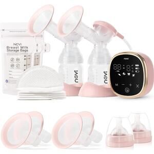Double Electric Breast Pump Kit — Pink